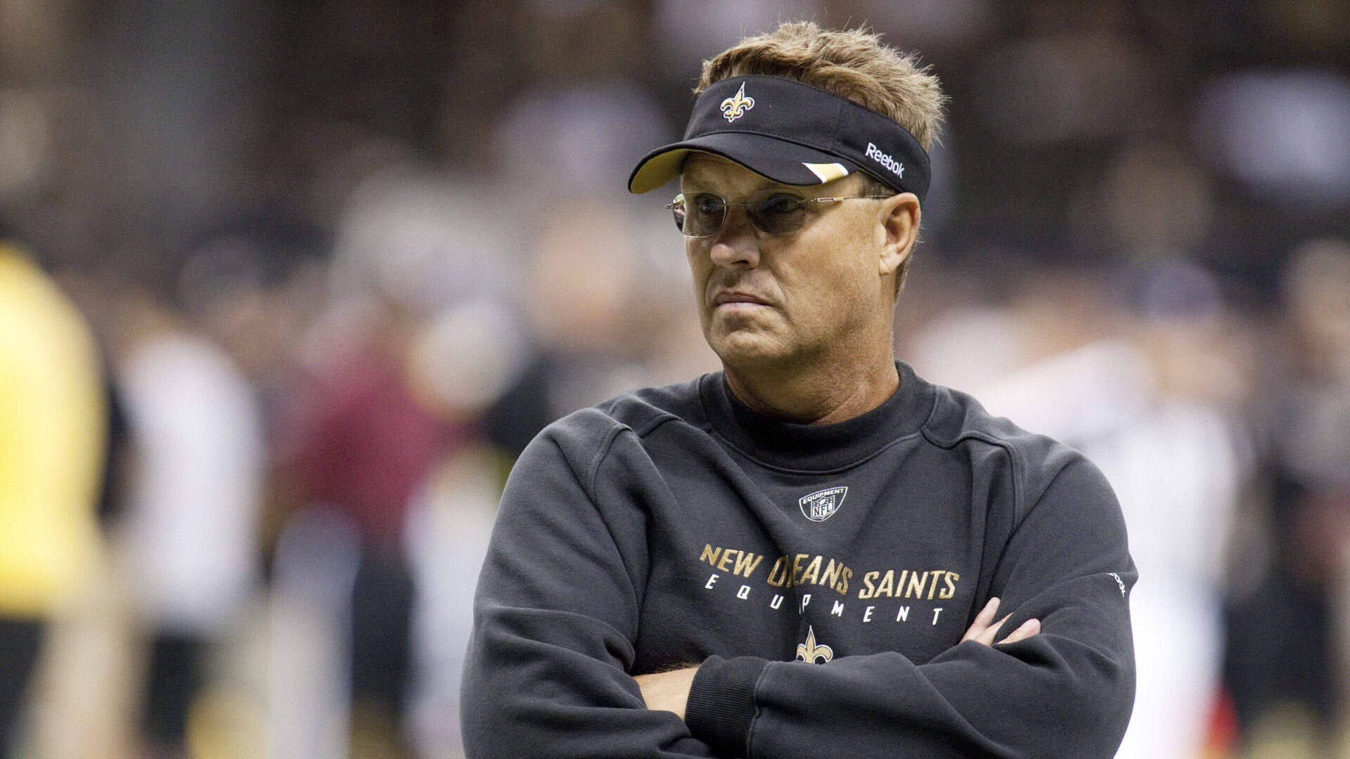 Gregg Williams als Defensive Coordinator der New Orleans Saints an der Seitenlinie