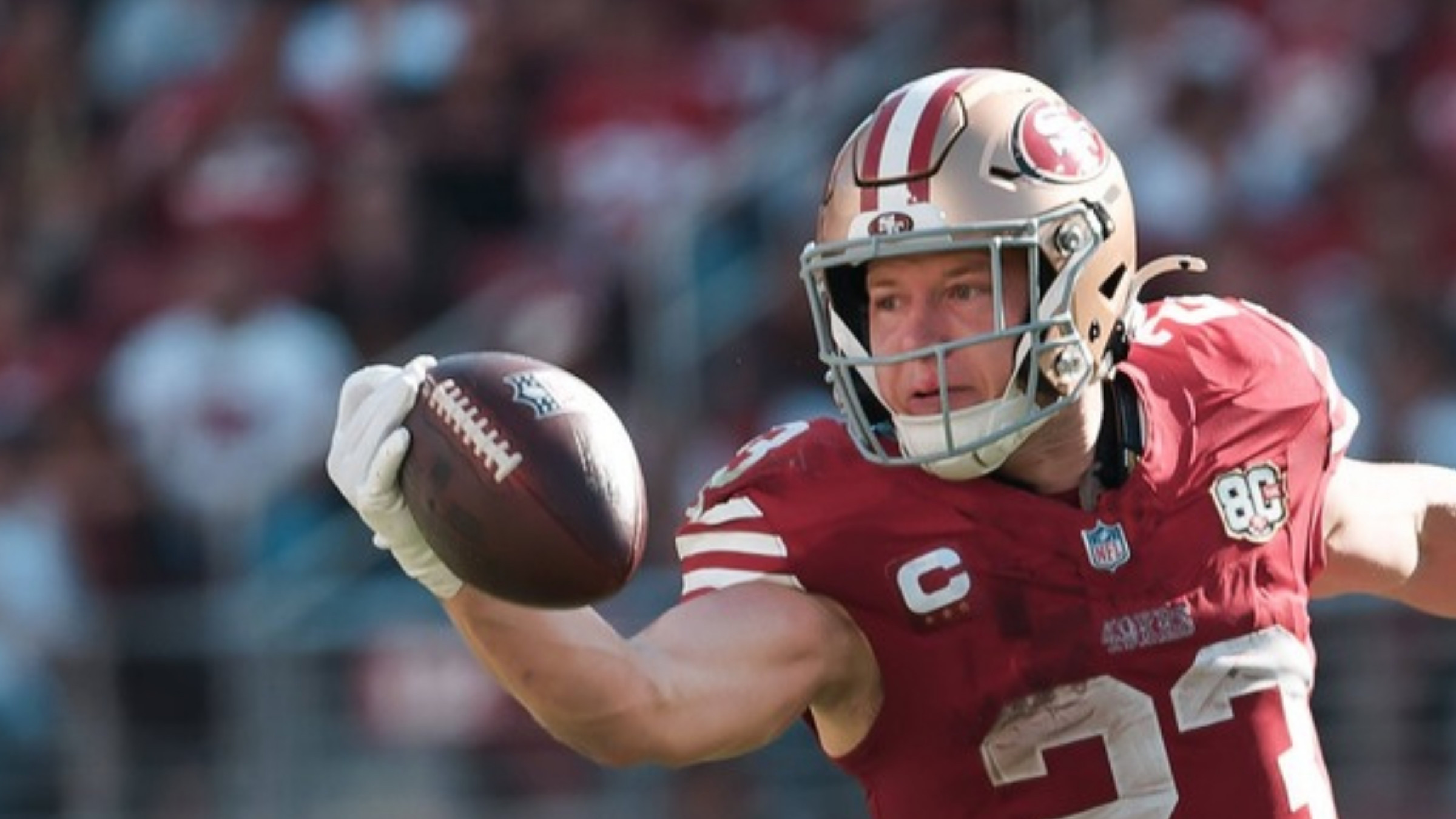 Christian McCaffrey, Running Back der San Francisco 49ers