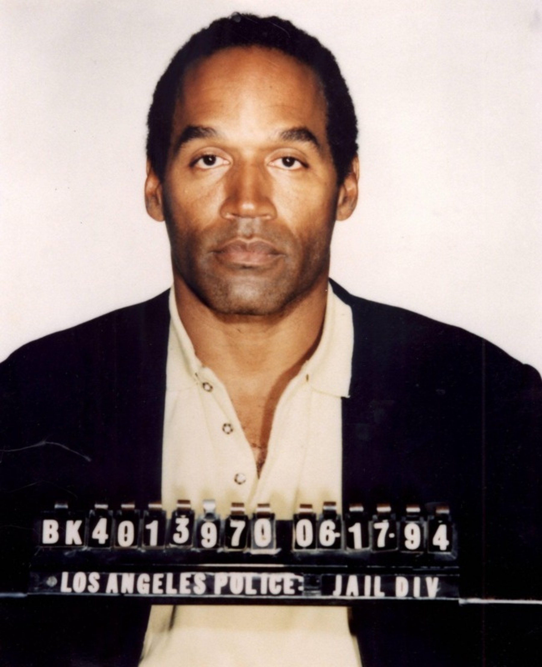 Polizeifoto des LAPD von O.J. Simpson vom 17. Juni 1994