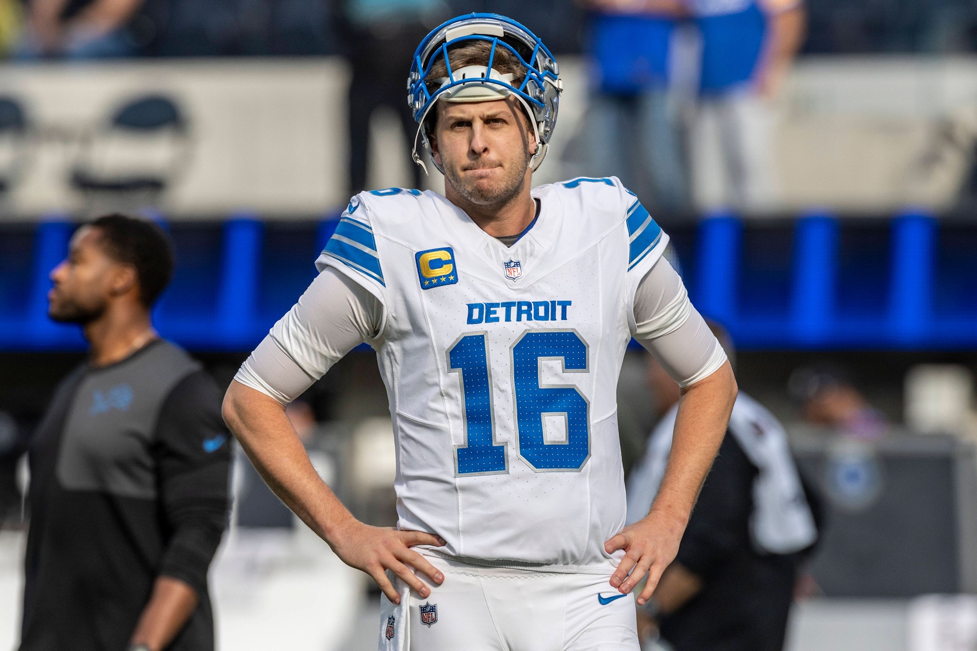 Lions-Quarterback Jared Goff mit der Nummer 16