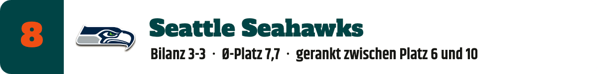 8. Seattle Seahawks