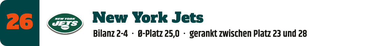 26. New York Jets