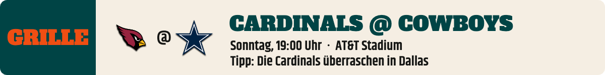 Grille: Cardinals @ Cowboys