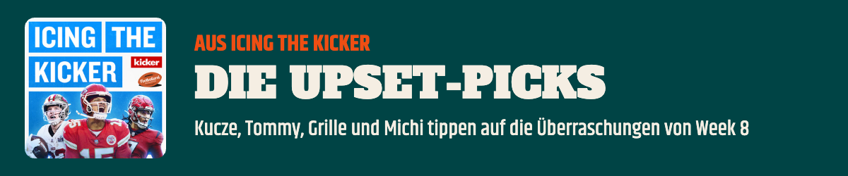 Die Upset-Picks aus Icing the Kicker